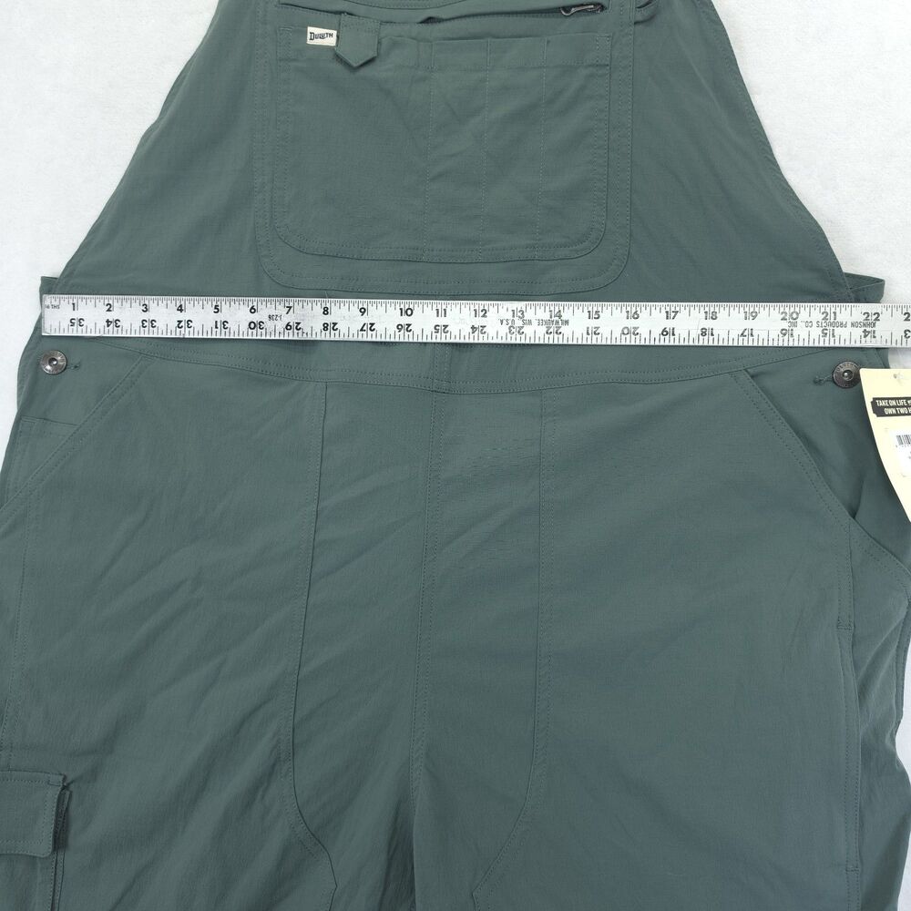 Duluth Trading Womens Heirloom Gardening Bib Overalls 2X Green UPF 50 NWT - Picture 6 of 11